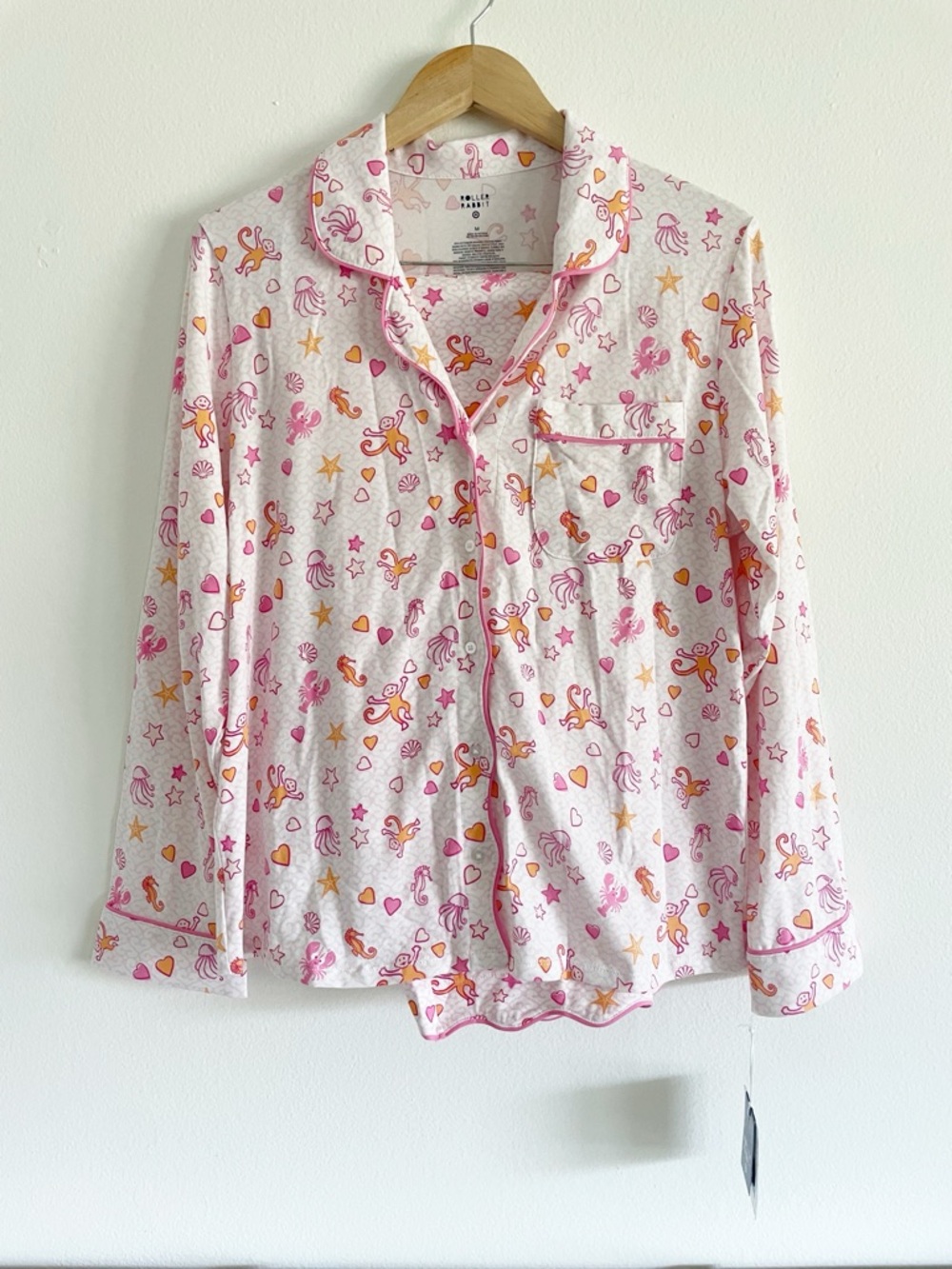 Roller Rabbit Target Pajamas Sea Life Sea Pink Women’s medium